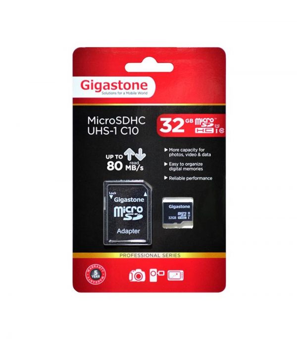Gigastone-MicroSDHC-UHS-1-32GB-C10