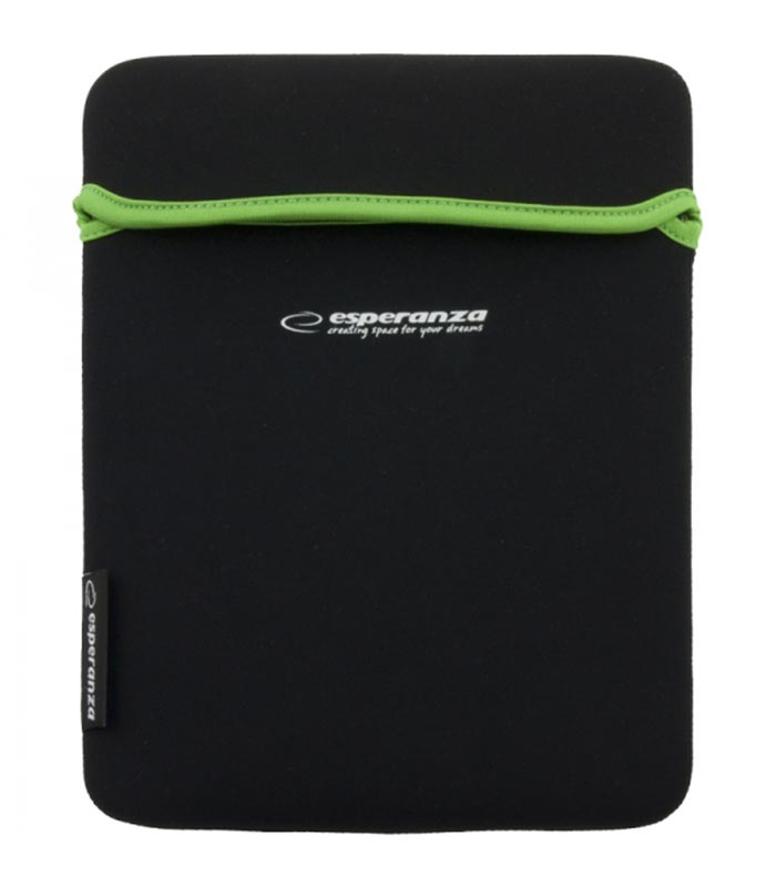 Esperanza ET172G Θήκη Neoprene για Tablet 9.7" - Μαύρο/Πράσινο