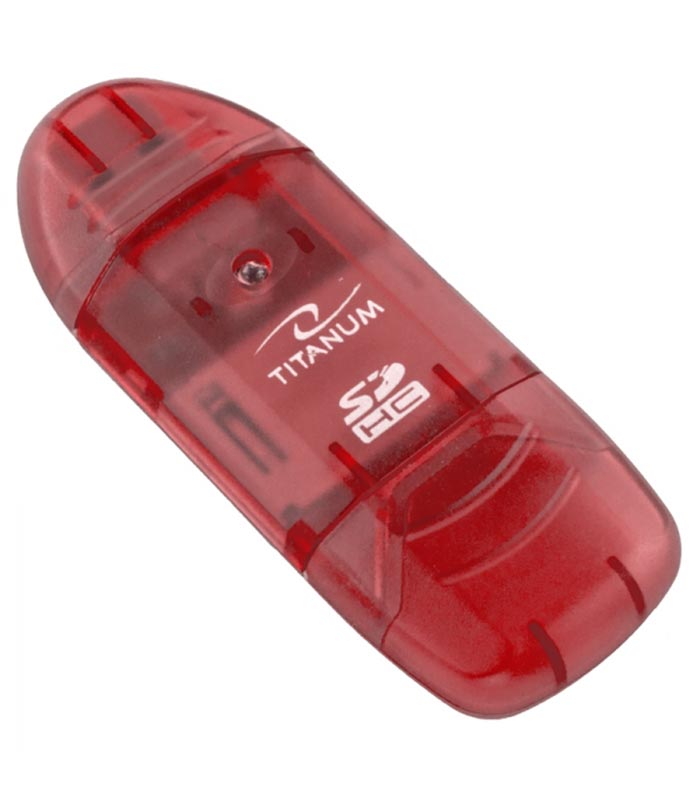 Esperanza TA101R Titanum SDHC Card Reader USB 2.0 (Κόκκινο)
