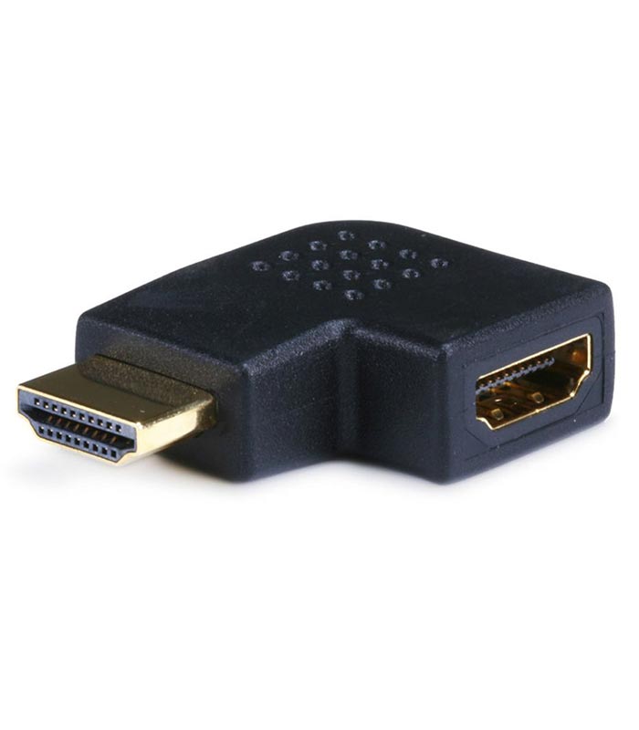 Powertech adapter HDMI 1.4V(F)/(M) , γωνιακός 90°, left