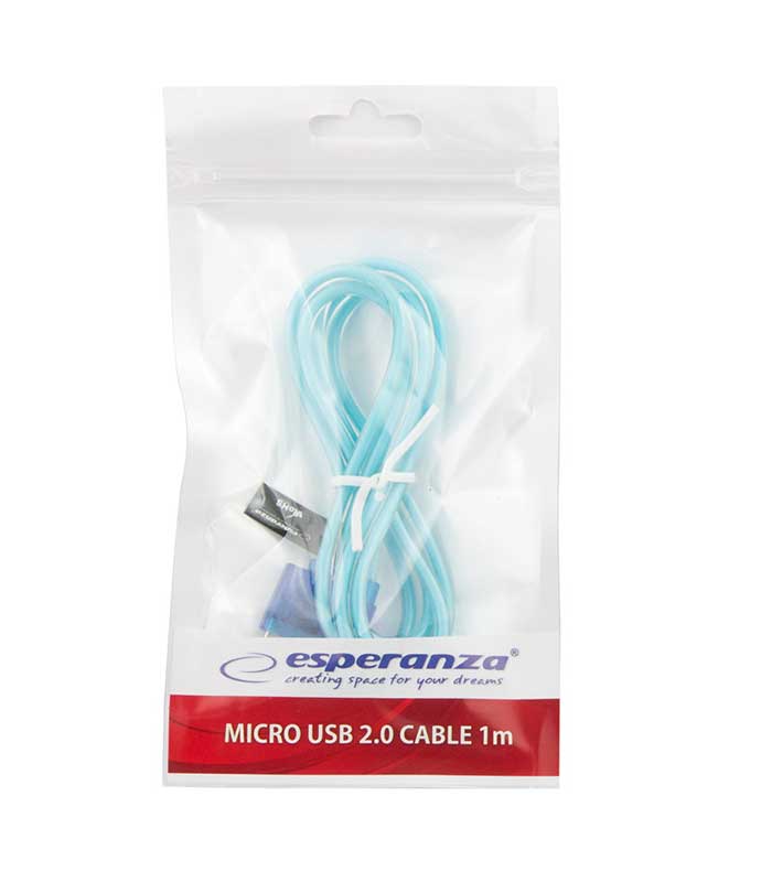 Esperanza USB 2.0 to micro USB (1m) - Μπλε