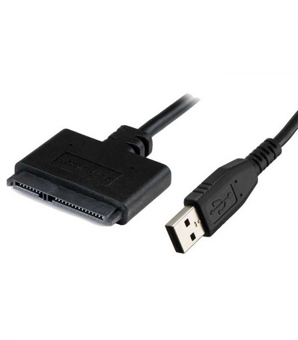 Powertech καλώδιο USB 2.0 σε SATA 0.2m) - Μαύρο
