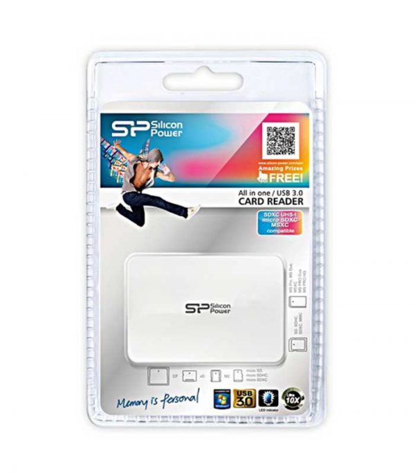 Silicon Power SPC39V1W Card Reader All in One, Micro SD, USB 3.0