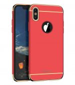 iPaky 3 in 1 Elegant Θήκη για iPhone XS / X - Κόκκινο