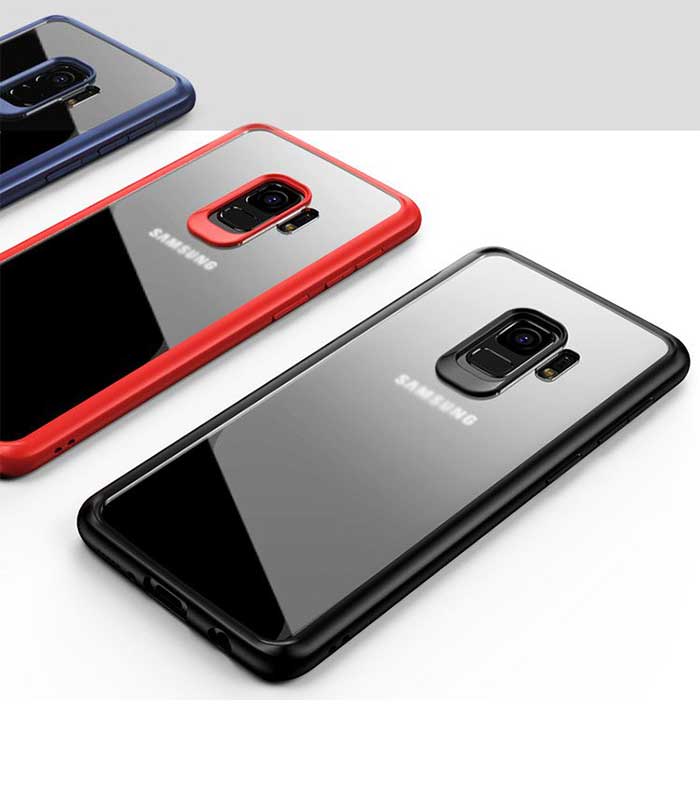 iPaky Frame with Gel Frame Θήκη για Samsung Galaxy S9 - Μαύρο