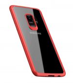iPaky Frame with Gel Frame Θήκη για Samsung Galaxy S9 - Ροζ/Κόκκινο