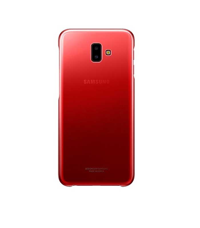 Samsung Gradation Cover για Samsung Galaxy J6+ - Κόκκινο