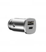 Baseus PPS Quick Charge QC 4.0 USB & Type-C Φορτιστής Αυτοκινήτου (CCALL-AS0S) - Ασημί