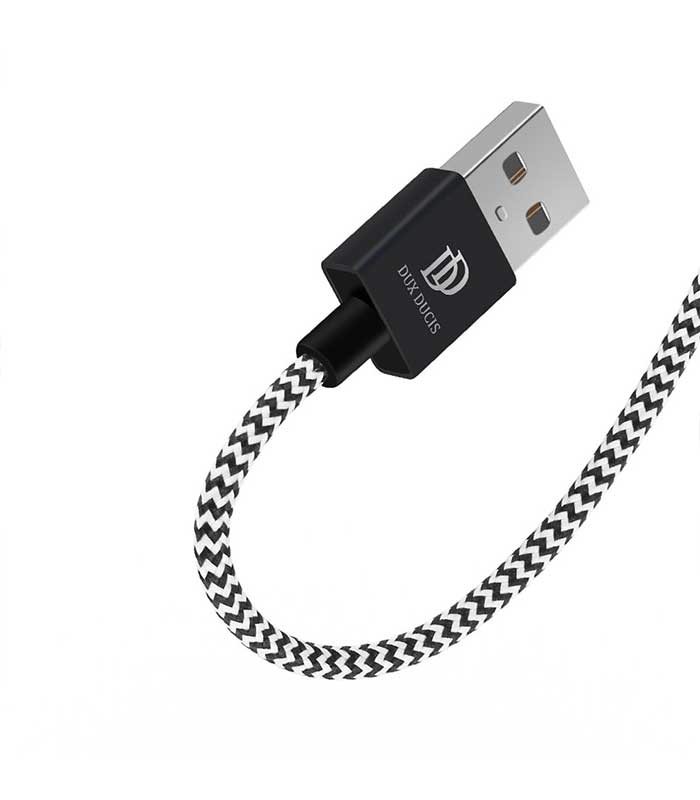 Dux Ducis K-ONE Series USB / micro USB Cable 2.1A (3m) - Μαύρο