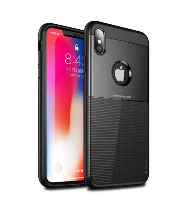 iPaky Shield case cover για iPhone XS / X - Μαύρο
