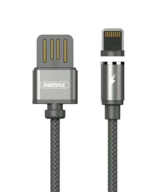 Remax RC-095i Gravity Magnetic USB 2.0 to Lightning 1A (1m) - Μαύρο