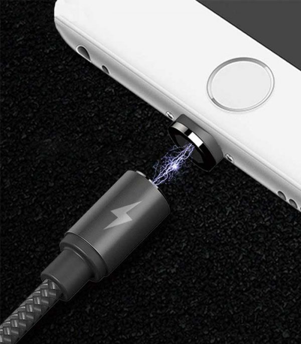 Remax RC-095i Gravity Magnetic USB 2.0 to Lightning 1A (1m) - Μαύρο