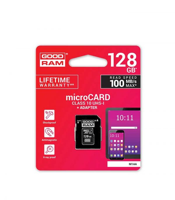 GOODRAM microSDHC 32GB Class 10 με αντάπτορα SD