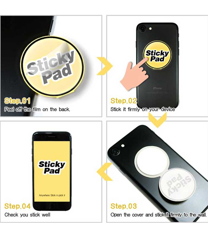 Sticky Pad για smartphone, πολλαπλών χρήσεων, Owl