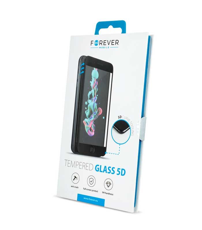 Forever Tempered Glass 5D/9H ΒΟΧ για Huawei P30 Pro - Μαύρο