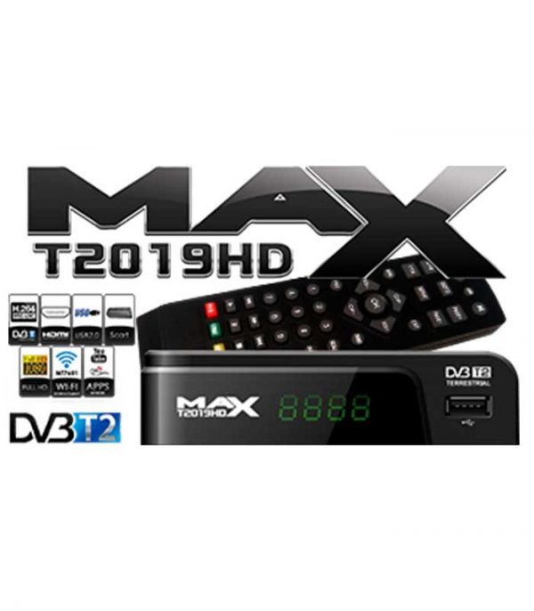 MAX T2019HD DVB-T2 MPEG4 IPTV Full HD Επίγειος Ψηφιακός Αποκωδικοποιητής