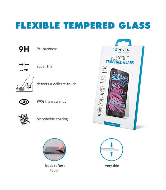 Forever Flexible Tempered Glass για Huawei P30 Lite