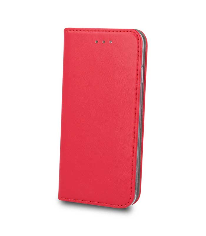 OEM Book Smart Magnet Θήκη για Xiaomi Redmi Note 8T - Κόκκινο