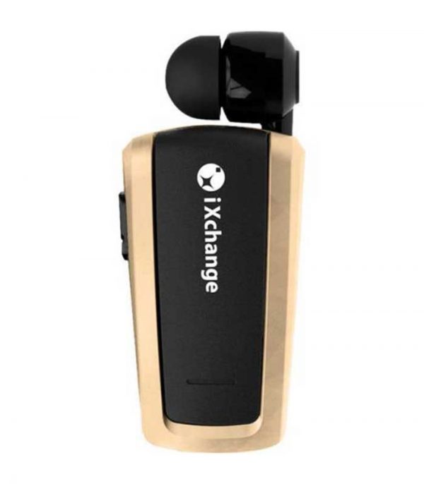 iXchange UA25XB Retractable Bluetooth Mini Headset - Χρυσό