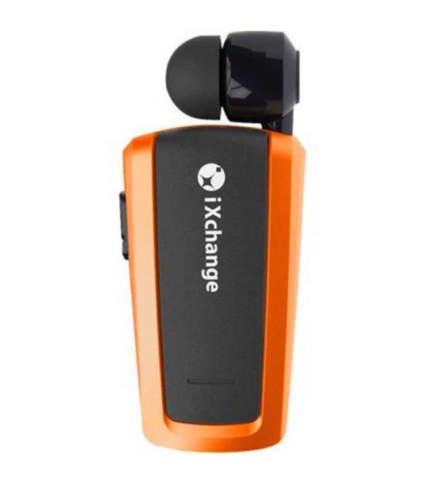 iXchange UA25XB Retractable Bluetooth Mini Headset - Πορτοκαλί