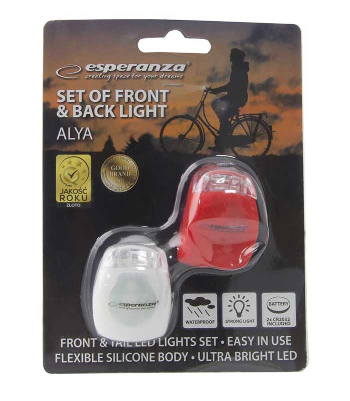 Esperanza EOT011 Alya LED Φωτισμός Ποδηλάτου Εμπρός/Πίσω