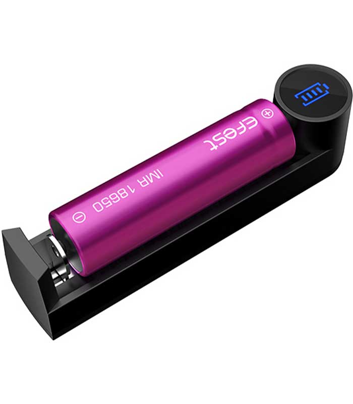 Efest Slim K1 Φορτιστής με USB καλώδιο