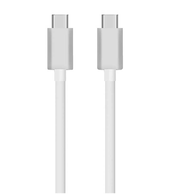 POWERTECH καλώδιο USB Type-C σε Type-C CAB-UC042, 5A, copper, 1m, λευκό
