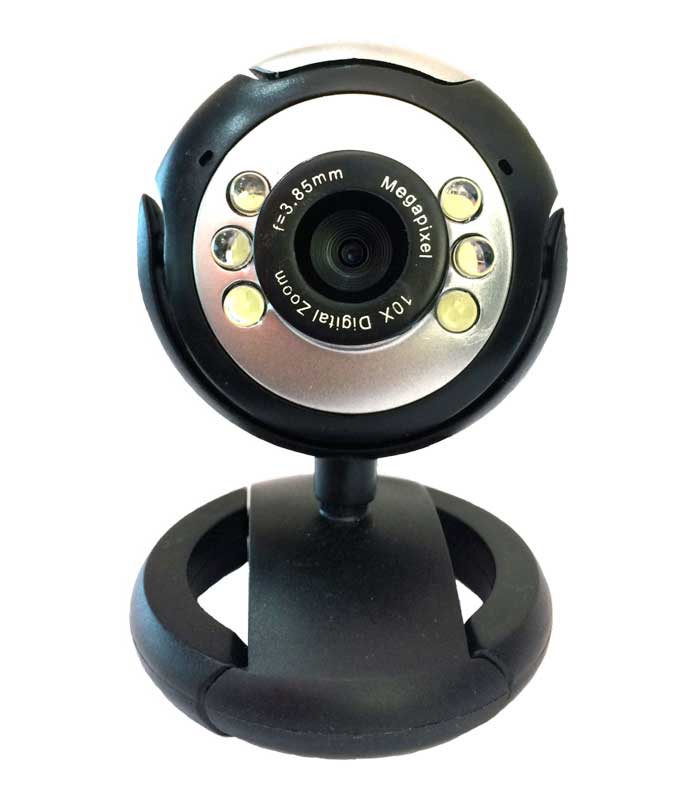 POWERTECH Web Camera 1.3MP, Plug & Play, Black