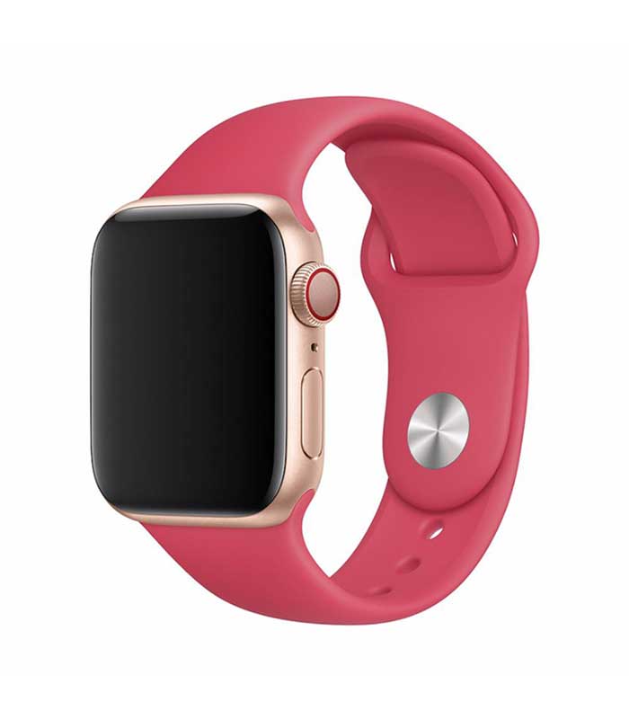 Devia Deluxe Sport Strap Σιλικόνης Red (Apple Watch 42/44mm)