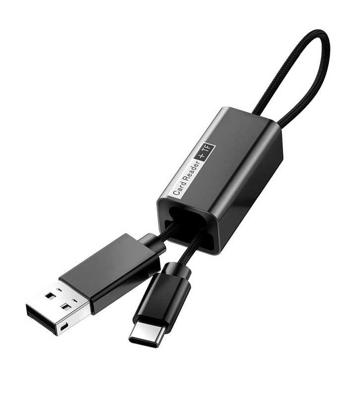 Baseus 2in1 TF Card Reader OTG USB-A to USB type-C (ACDKQ-HG01)