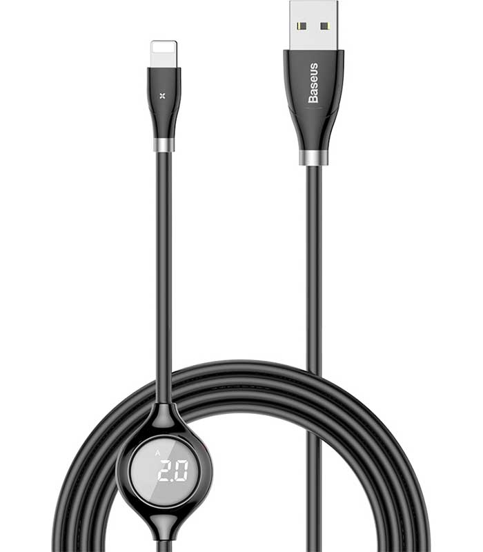 Baseus Big Eye Regular USB to Lightning Cable Μαύρο 1.2m (CALEYE-01)
