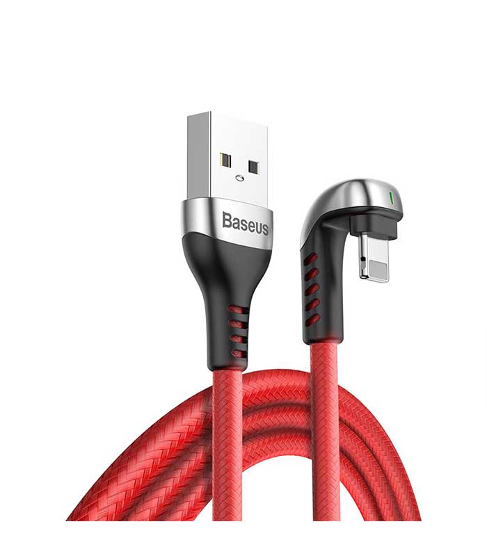 Baseus U-shaped Braided USB to Lightning Cable Κόκκινο 2m (CALUX-B09)