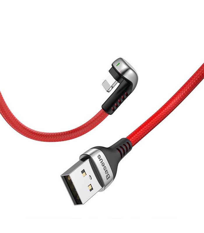 Baseus U-shaped Braided USB to Lightning Cable Κόκκινο 2m (CALUX-B09)