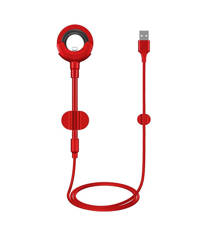 Baseus O-Type Braided USB to Lightning Cable Κόκκινο 0.8m (CALOX-09)