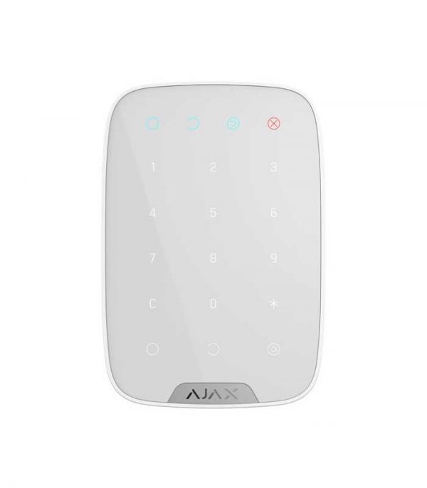 Ajax KeyPad Ασύρµατο πληκτρολόγιο αφής - Λευκό