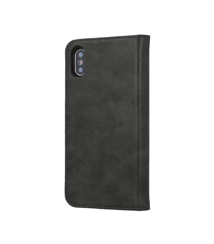 Forever Gamma 2in1 Leather Book Case for Apple iPhone XS Max - Μαύρο