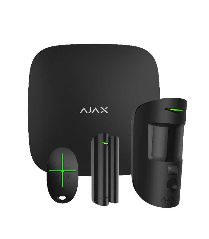 Ajax Systems StarterKit Cam Ασύρματο Σύστημα Συναγερμού – Μαύρο