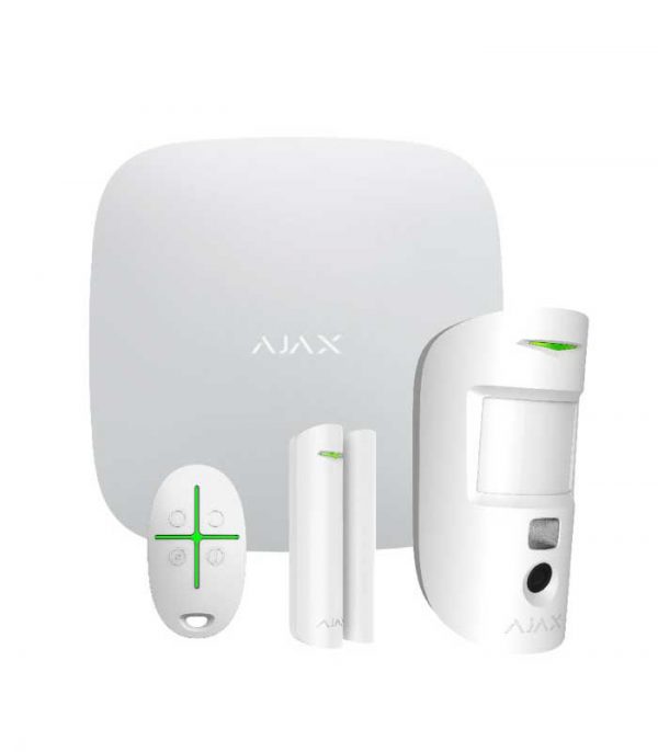 Ajax Systems StarterKit Cam Ασύρματο Σύστημα Συναγερμού – Λευκό