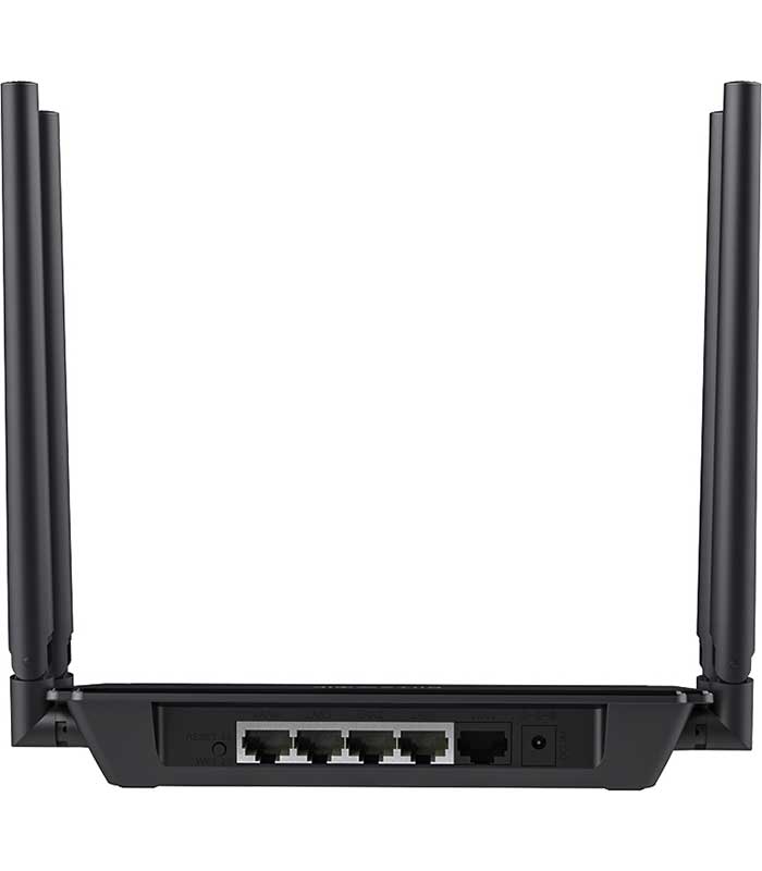 BlitzWolf BW-NET1 Wireless Dual Band Router 1200Mbps, 4x5 dBi Antennas and 512 Memory - Μαύρο