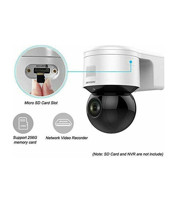 Hikvision DS-2DE3A404IW-DE/W IP Κάμερα Παρακολούθησης Wi-Fi 1080p Αδιάβροχη με Αμφίδρομη Επικοινωνία και Φακό 2.8-12mm