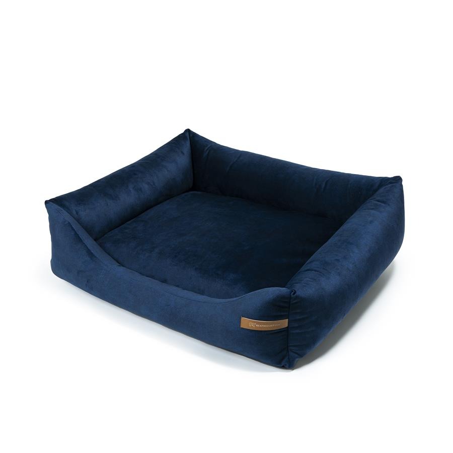 Premium Κρεβάτι σκύλου SoftColor Navy Blue Small (65x55x15 εκ.)