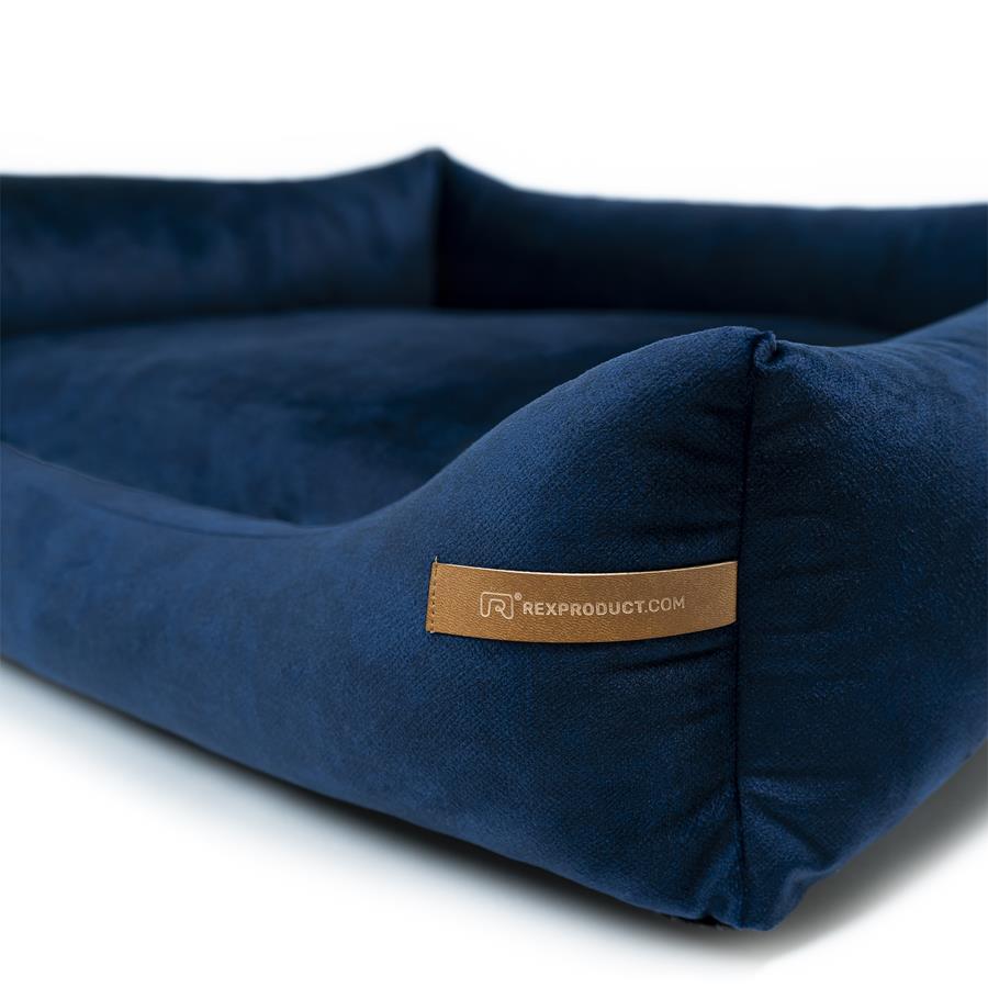 Premium Κρεβάτι σκύλου SoftColor Navy Blue Medium (75x65x15 εκ.)