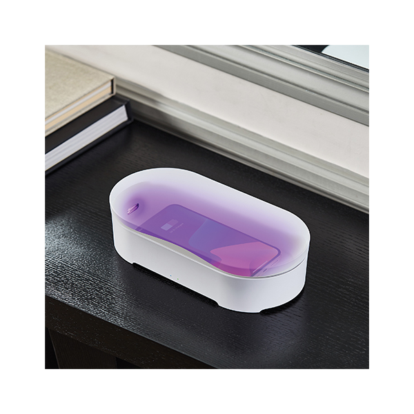 OBLIO Box - Συσκευή απολύμανσης με UV-C και ενσωματωμένο ασύρματο φορτιστή