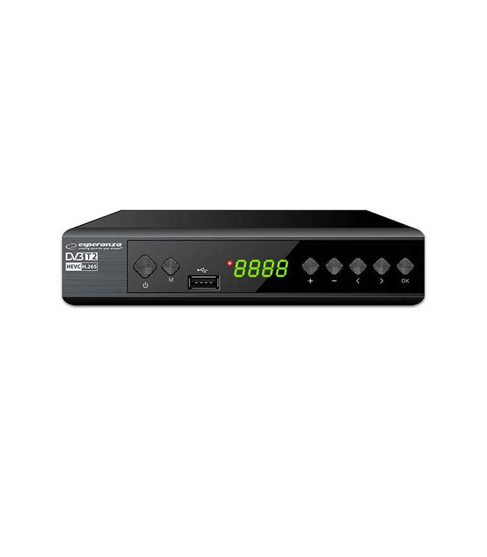 Esperanza EV111P Ψηφιακός Δέκτης Mpeg-4 HD (720p) Σύνδεσεις SCART / HDMI / USB