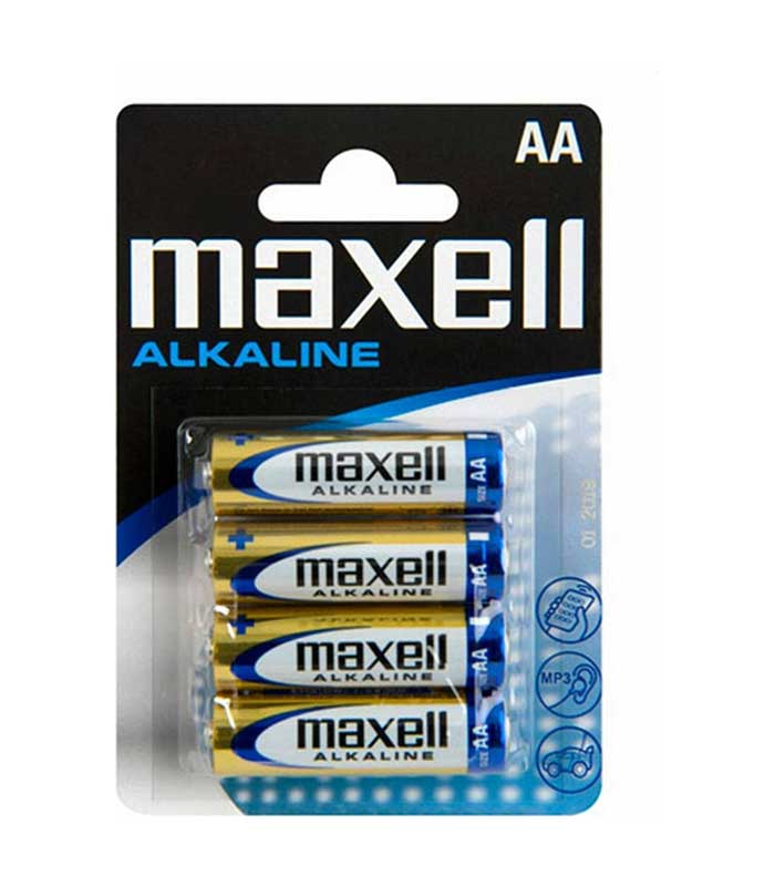 Maxell Αλκαλικές Μπαταρίες AA 1.5V 4τμχ