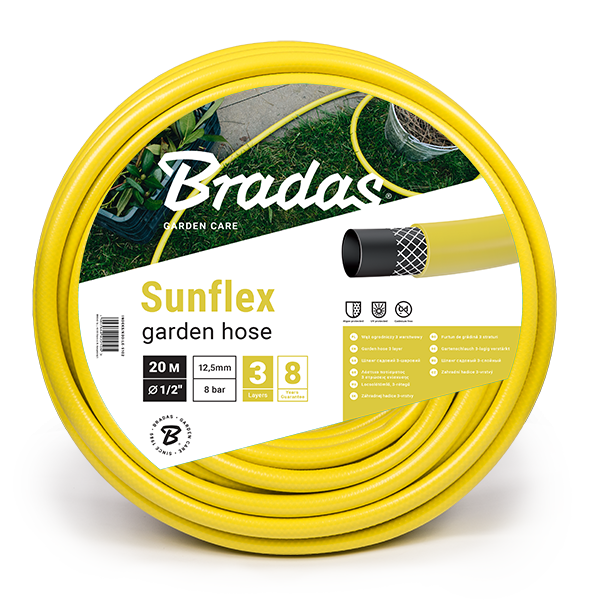 Λάστιχο Ποτίσματος Sunflex 1/2" 50m Bradas - SUN12-50
