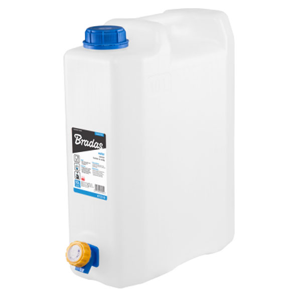 Πλαστικό Δοχείο Νερού Με Βρυσάκι 20Lit Bradas - KTZ20