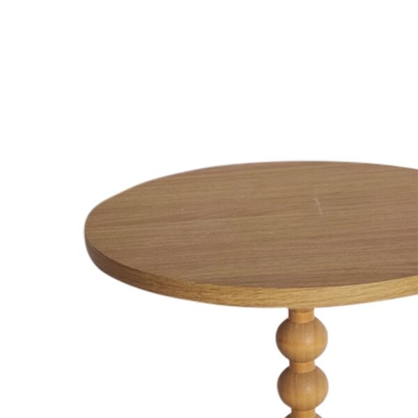 Βοηθητικό τραπέζι Sylar pakoworld φυσικό Φ40x48εκ