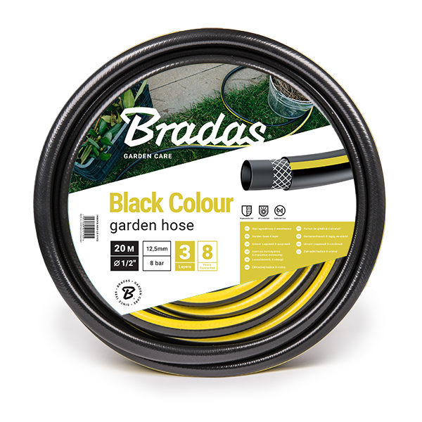 Λάστιχο Ποτίσματος Black Colour 1/2" - 30m Bradas - BC1/2-30